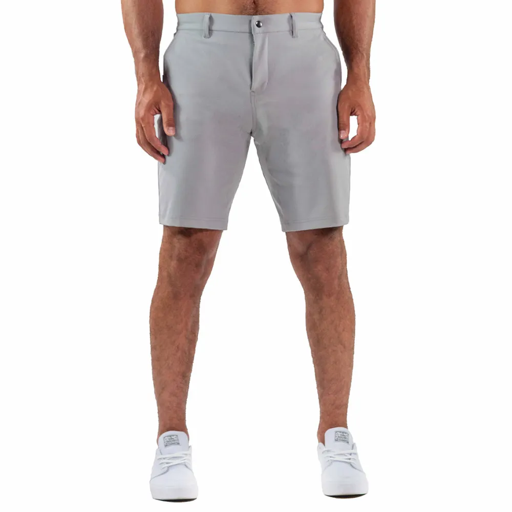 State and Liberty Athletic Fit Shorts - Light Grey| Shorts