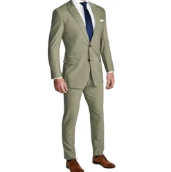 State and Liberty Athletic Fit Stretch Blazer - Heathered Olive| Casual Blazers|Blazers