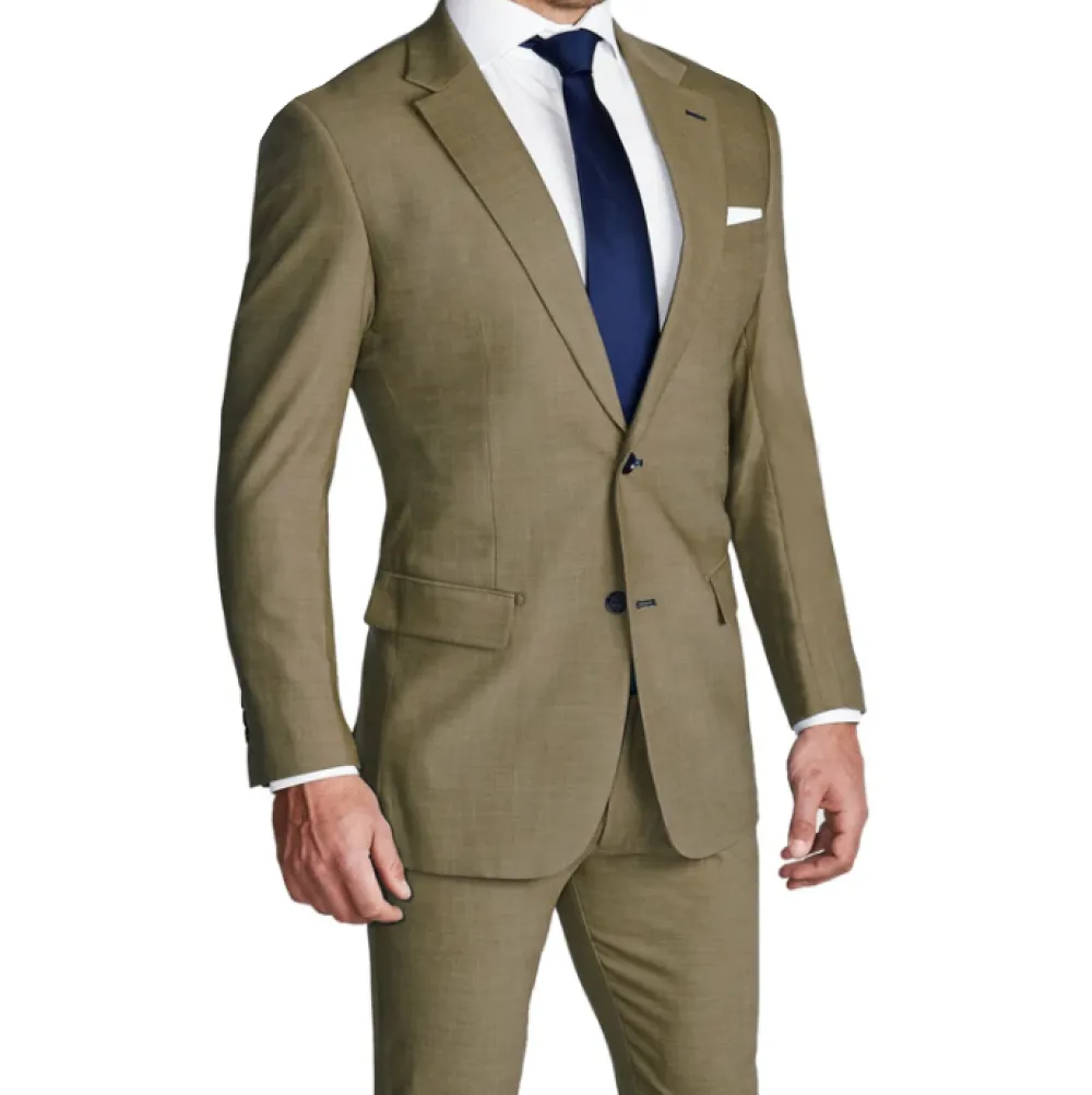 State and Liberty Athletic Fit Stretch Blazer - Heathered Sand| Casual Blazers|Blazers