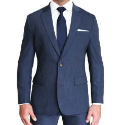 State and Liberty Athletic Fit Stretch Blazer - Heathered Navy| Casual Blazers|Blazers