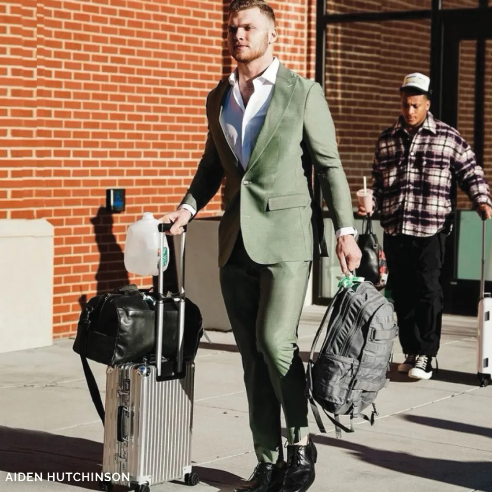 State and Liberty Athletic Fit Stretch Blazer - Heathered Forest Green| Casual Blazers|Blazers