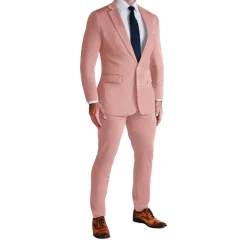 State and Liberty Athletic Fit Stretch Blazer - Solid Rose| Casual Blazers|Blazers