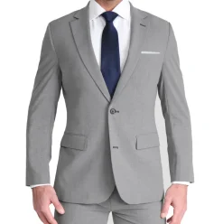 State and Liberty Athletic Fit Stretch Blazer - Lightweight Heathered Smoked Grey| Casual Blazers|Blazers
