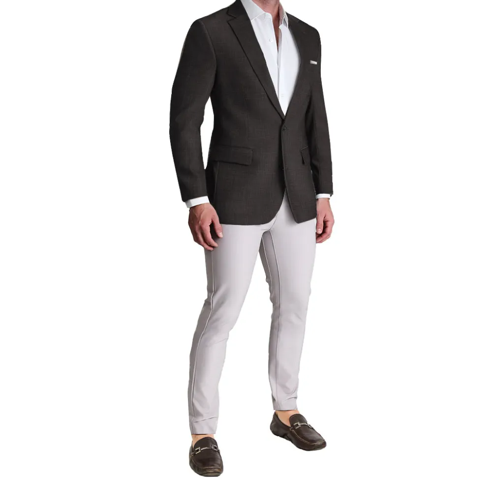 State and Liberty Athletic Fit Stretch Blazer - Heathered Charcoal| Casual Blazers|Blazers