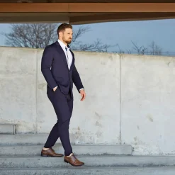 State and Liberty Athletic Fit Stretch Blazer - Navy| Casual Blazers|Blazers