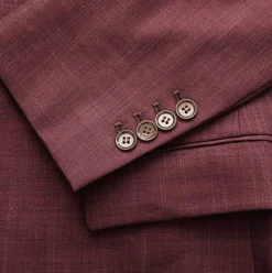 State and Liberty Athletic Fit Stretch Blazer - Heathered Maroon| Casual Blazers|Blazers