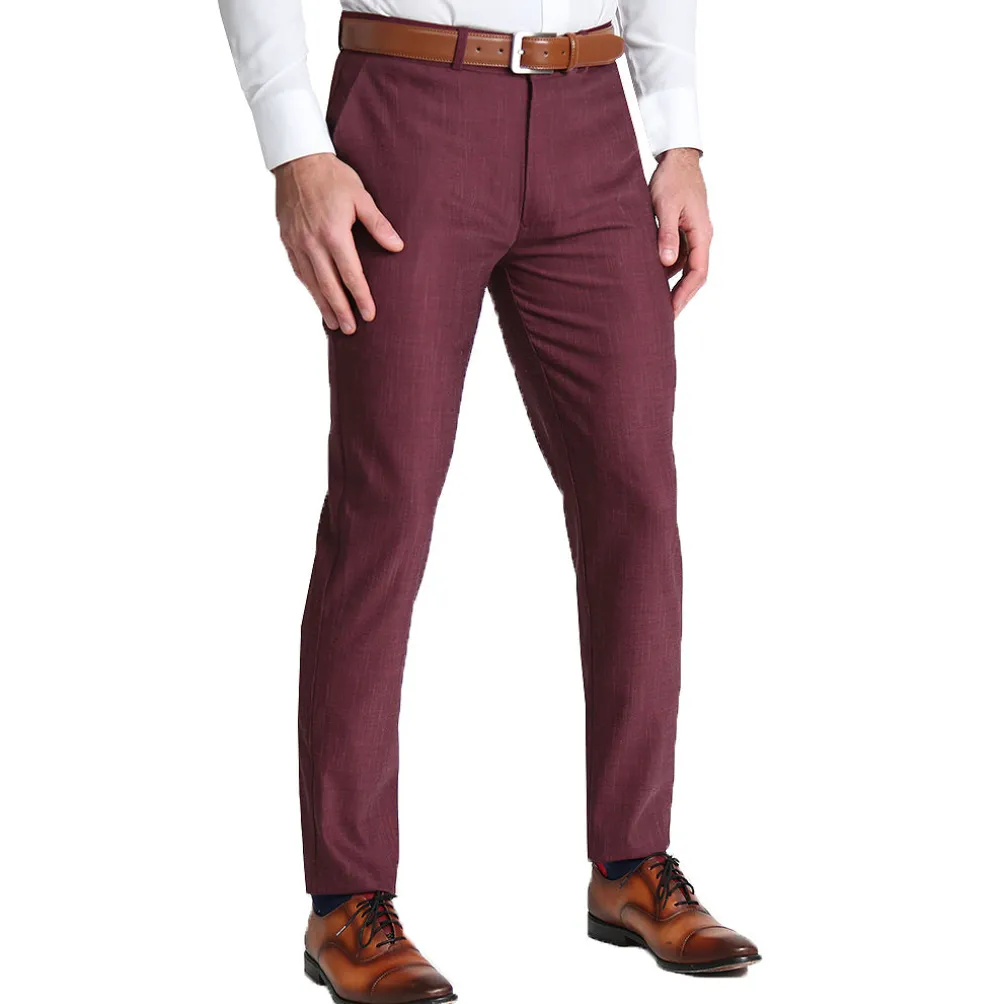 State and Liberty Athletic Fit Stretch Blazer - Heathered Maroon| Casual Blazers|Blazers