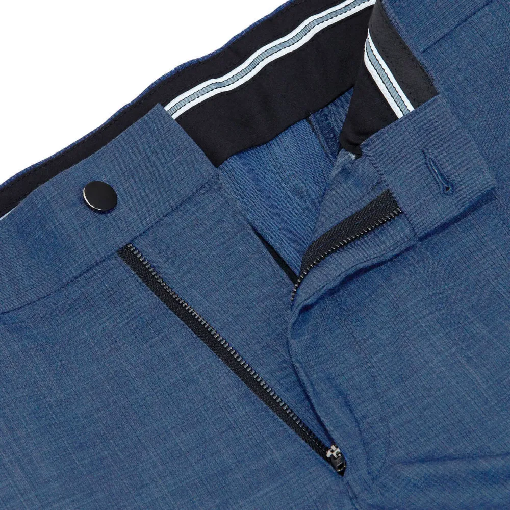State and Liberty Athletic Fit Stretch Suit Pants - Heathered Blue| Tech Chinos|Suit Pants