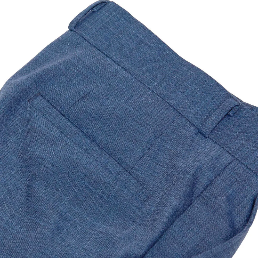 State and Liberty Athletic Fit Stretch Suit - Heathered Blue| Suits