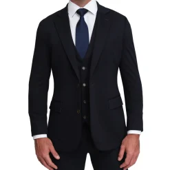 State and Liberty Athletic Fit Stretch Suit - Navy| Suits