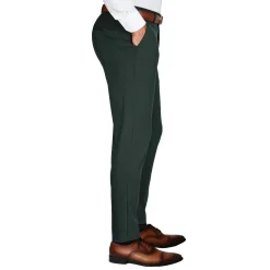 State and Liberty Athletic Fit Stretch Suit Pants - Solid Hunter Green| Suit Pants|Dress Pants