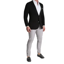 State and Liberty Athletic Fit Stretch Suit - Black| Suits