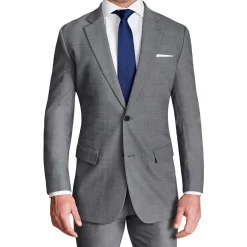 State and Liberty Athletic Fit Stretch Suit - Heathered Grey| Suits