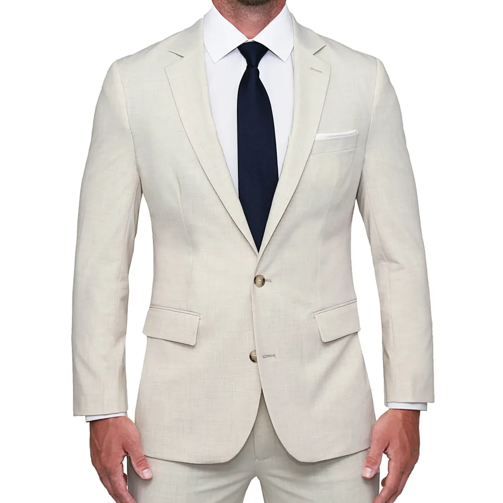 State and Liberty Athletic Fit Stretch Suit - Lightweight Heathered Bamboo| Suits
