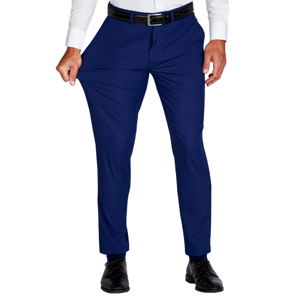 State and Liberty Athletic Fit Stretch Suit Pants - Solid Royal Blue| Suit Pants|Dress Pants