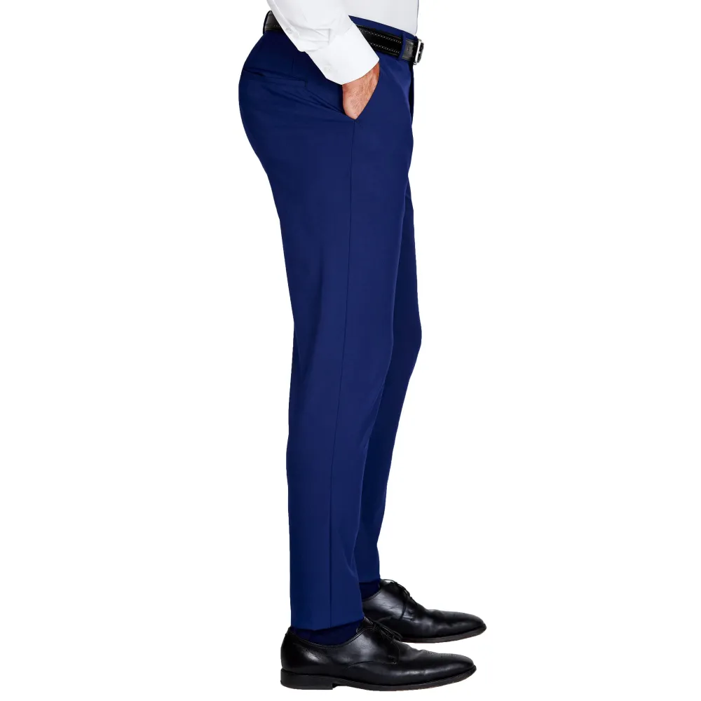 State and Liberty Athletic Fit Stretch Suit Pants - Solid Royal Blue| Suit Pants|Dress Pants