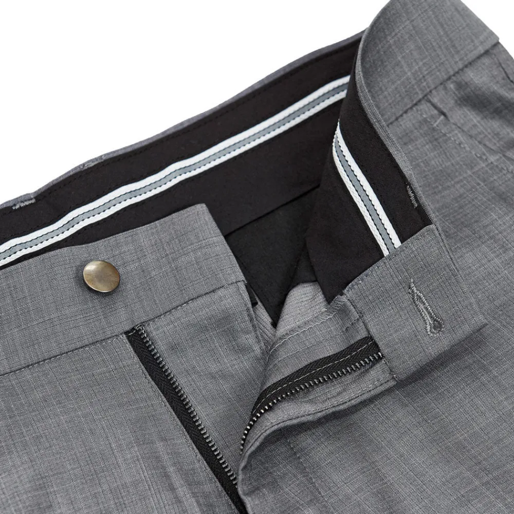 State and Liberty Athletic Fit Stretch Suit Pants - Heathered Grey| Tech Chinos|Suit Pants