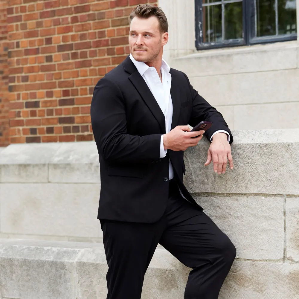 State and Liberty Athletic Fit Stretch Suit Pants - | Tech Chinos|Suit Pants