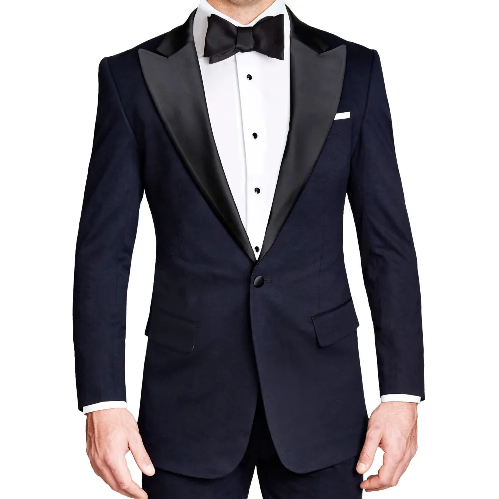 State and Liberty Athletic Fit Stretch Tuxedo - Navy with Peak Lapel| Tuxedos|Suits
