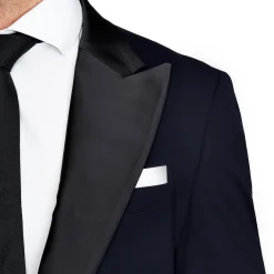 State and Liberty Athletic Fit Stretch Tuxedo - Navy with Peak Lapel| Tuxedos|Suits