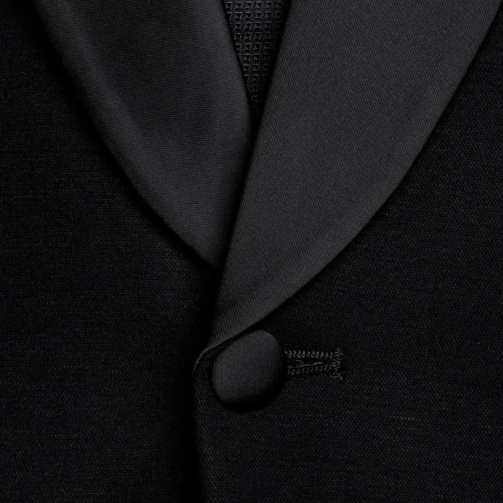 State and Liberty Athletic Fit Stretch Tuxedo Jacket - Black with Shawl Lapel| Tuxedos|Blazers
