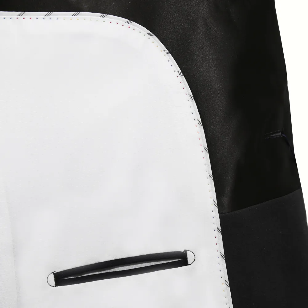 State and Liberty Athletic Fit Stretch Tuxedo Jacket - Black with Shawl Lapel| Tuxedos|Blazers