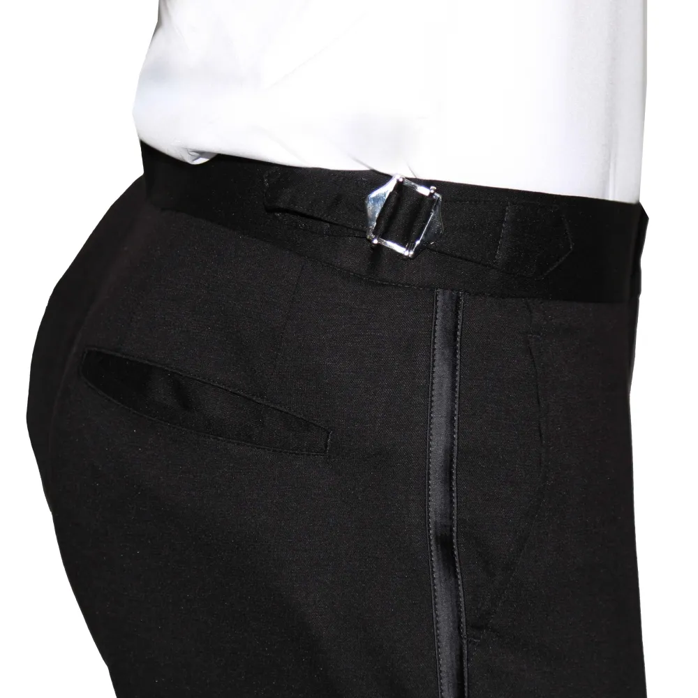 State and Liberty Athletic Fit Stretch Tuxedo - Black with Shawl Lapel| Tuxedos|Suits