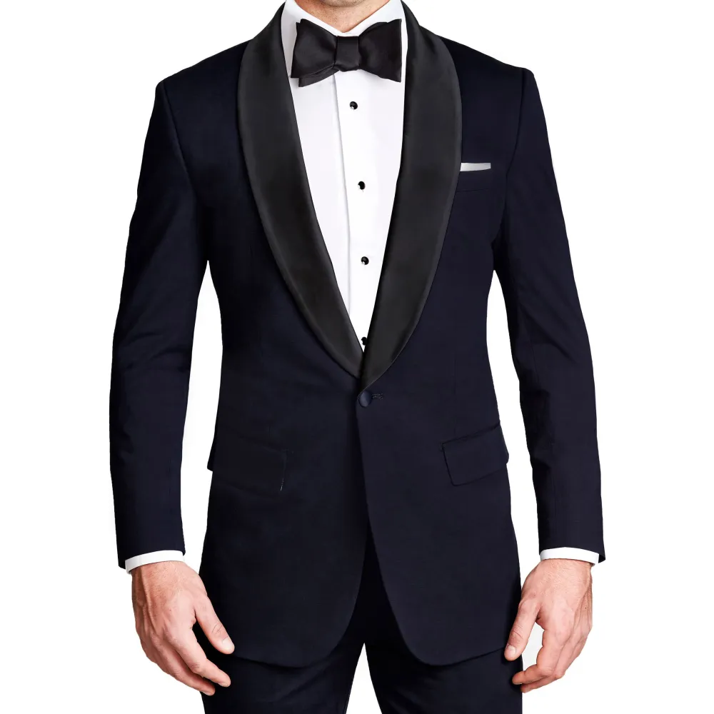 State and Liberty Athletic Fit Stretch Tuxedo - Navy with Shawl Lapel| Tuxedos|Suits