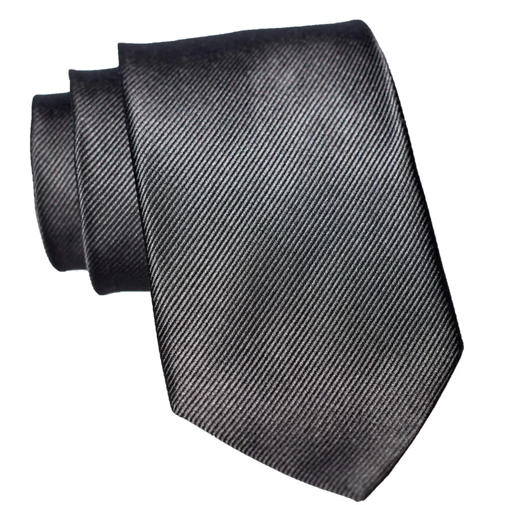 State and Liberty Black Woven Silk Tie| Accessories