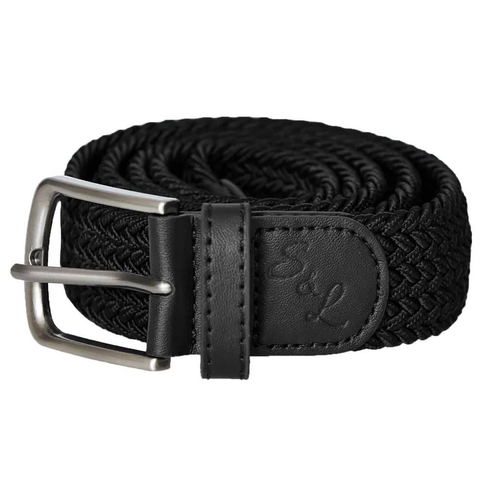 State and Liberty Casual Stretch Belt - Black| Accessories