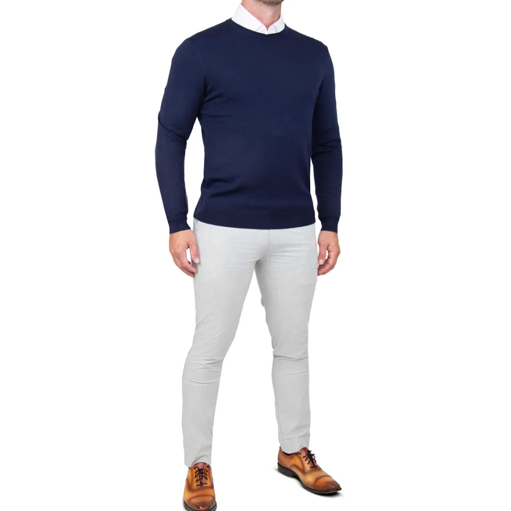 State and Liberty Mid-Weight Wool Crewneck - | Quarter Zips & Hoodies|Casual Long Sleeves