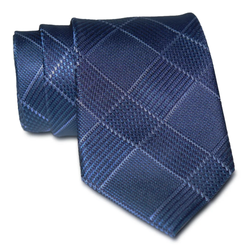 State and Liberty Navy & White Woven Silk Tie| Accessories
