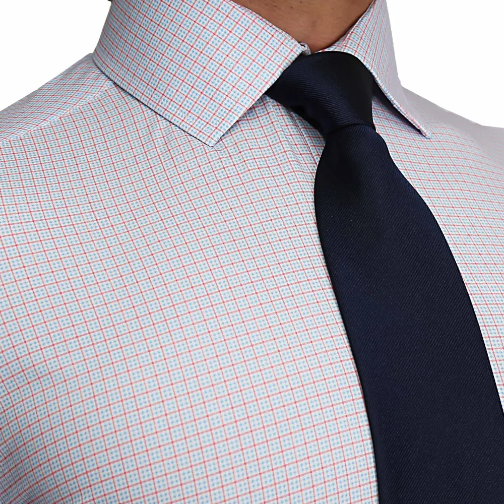 State and Liberty "The Buck" Orange and Blue Pattern| Dress Shirts