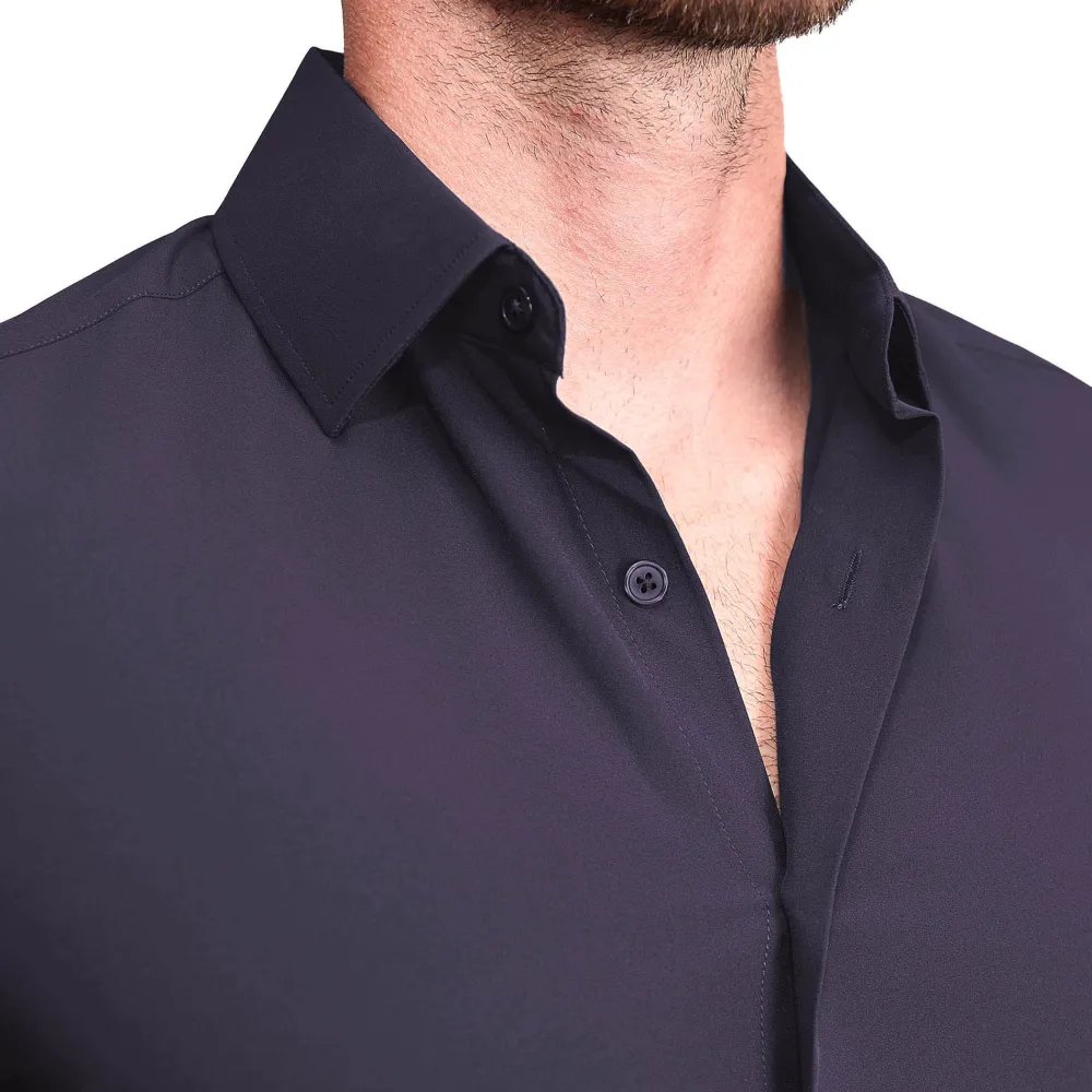 State and Liberty "The Hawkeye" Solid Plum| Dress Shirts
