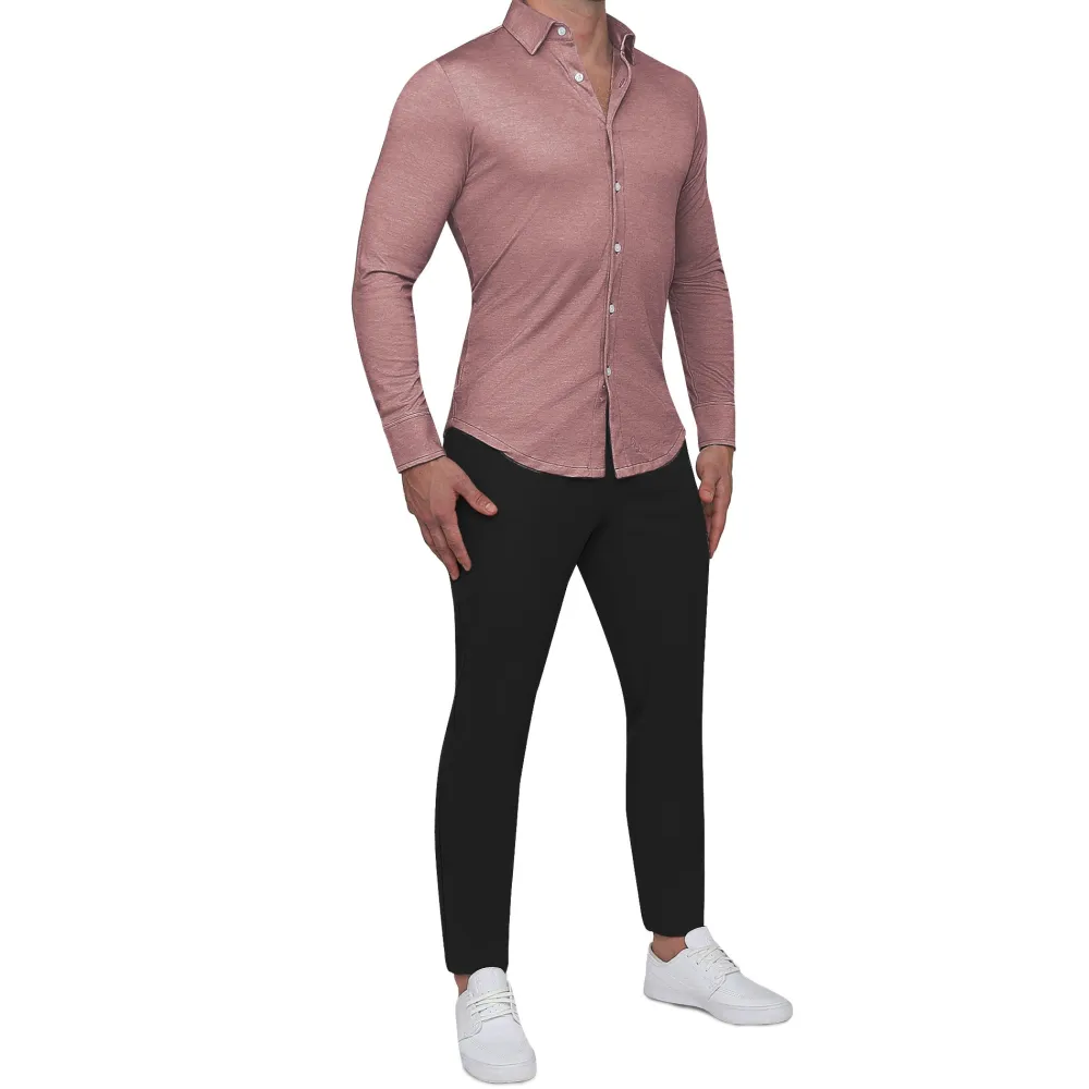 State and Liberty "The Jace" Pique Button Down| Casual Long Sleeves|Long Sleeve Button Downs